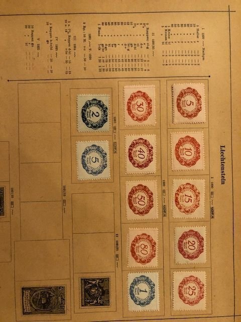 Lichtenstein - See 2 scans and description