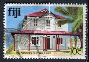 Fiji; 1990; Sc. # 414i; Used Single Stamp > Inscribed 1990