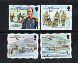 BRITISH ANTARCTIC TERRITORY Sc# 137 - 140 MNH FVF Set-4 Capt Scott