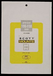 Scott Mounts Black, 196/158 mm (pkg 4) (01013B)