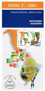 Brazil 2001 Sc 2780a-b Postal Bulletin