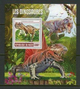 NIGER 2019 DINOSAURS SOUVENIR SHEET  MINT NEVER HINGED