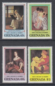 Grenada 1058-1061 Paintings MNH VF