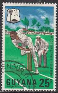 Guyana 38  Cricket Bowler 1968