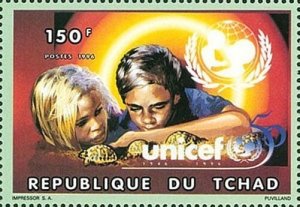Chad 1996 Imperf. Major Historical Events - Unicef 1996 Full N° 1355 / 1356 – B