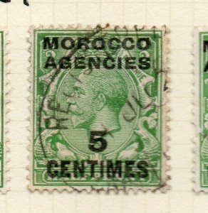 Morocco Agencies French Zone 1917-24 Issue Used 5c. Optd Surcharged NW-180587