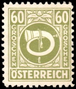 Austria 4N14 - Mint-H - 60g Post Horn (1945) (cv $0.50)