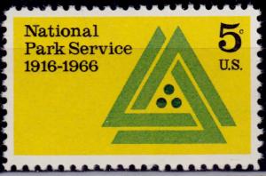 United States, 1966, National Parks Service, 5c, sc#1314, MNH