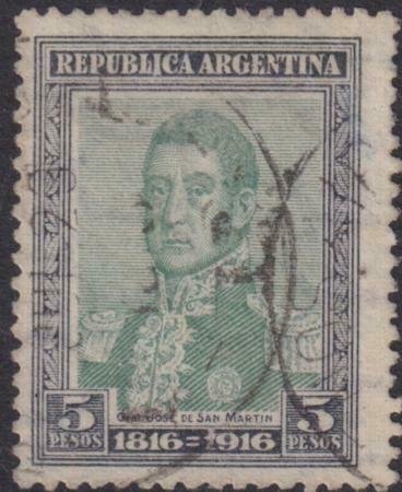 Argentina 1916 SC 228 Used Signed