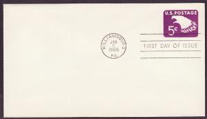 U550 Eagle Head uncacheted FDC