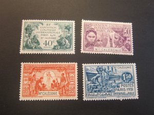 French New Caledonia 1931 Sc 176-9 set MH