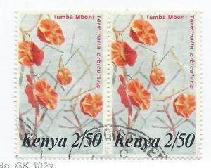 Kenya #256 2/50 pair   (U) CV $2.00