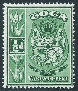 Tonga, Sc #73, 1/2d MH