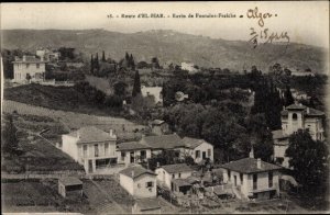 Postcard Algeria 1918, Road to El Biar, Ravine of Fontaine Fraiche, Excellent !