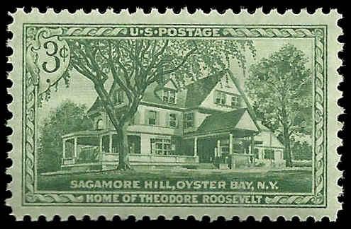 # 1023 MINT NEVER HINGED SAGAMORE HILL VF+