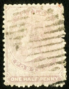 Ceylon Stamps # 38 Used VF Scott Value $210.00