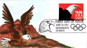 #2541 Bald Eagle Fox FDC