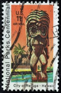 SC#C84 11¢ National Parks: City of Refuge, Hawaii Single (1972) Used