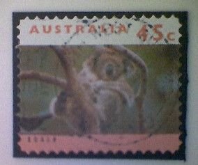 Australia, Scott #1295, used(o), 1995, Wildlife: Koala, 45¢