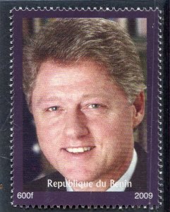 US PRESIDENT BILL CLINTON 1993/2001 1 value Perforated Mint (NH)