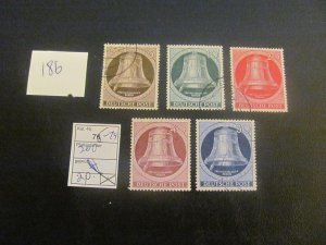 Berlin 1951 Used  MI. 75-79 SET VF/XF 200 EUROS  (186)