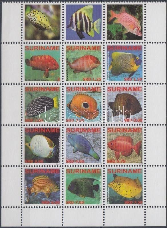 Suriname stamp Corals Fish World MNH 2009 Mi 2291-2302 WS160689