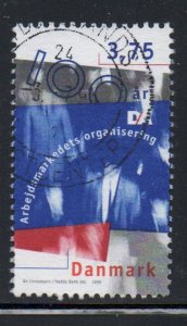 Denmark Sc 1049 1996 Employers Confederation stamp  used