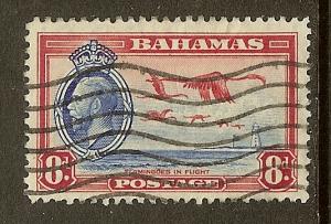 Bahamas, Scott #96, 8p King George V, Used