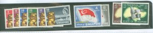 Singapore #43-52  Single (Complete Set)