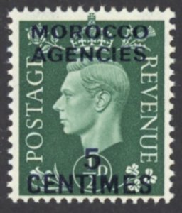 Great Britain Morocco Sc# 440 MNH 1937 5c on ½p King George VI