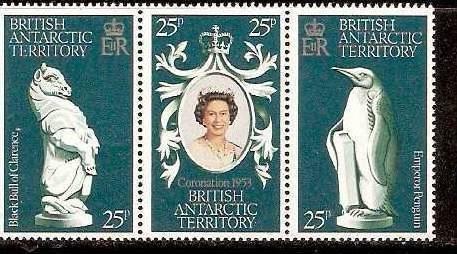 British Virgin Island 1978 Queen Elizabet Coronation, Red Dragon 3V Set  MNH ...