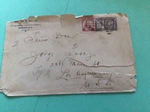 Mexico  1918 to U. S. A  postal cover Ref 64749