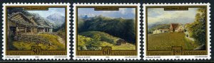 Liechtenstein 997-999,MNH.Michel 1056-1058. Paintings by Hans Gantner,1993.