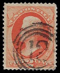 U.S. #183 Used; 2c Jackson (1879)