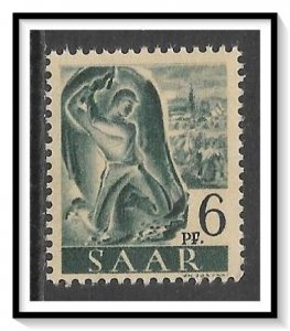 Saar #157 Miner MNH