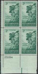 1068 Mint,OG,H... Plate Block of 4... SCV $1.00