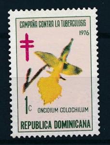 [62596] Dominican Republic 1976 Flora - Campaign against Tuberculosis  MNH