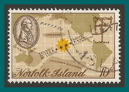 Norfolk Island 1969 Transit of Venus, CTO  122,SG99