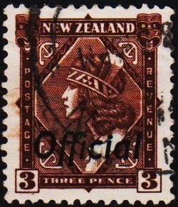 New Zealand. 1936 3d(Official) S.G.O125  Fine Used