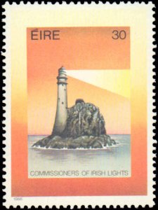 Ireland 667-668, Complete Set(2), 1986, Lighthouses, Never Hinged