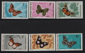 BURKINA FASO   244-249  MNH   BUTTERFLYS SET