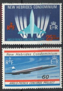 1968 New Hebrides 273-274 Airplanes 7,50 €