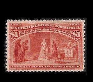 $1.00 Columbian MH #241