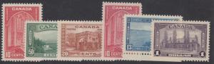 CANADA 241-45 VF NH (102618) 