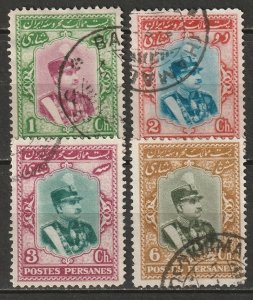 Iran 1929 Sc 744-7 set low values used