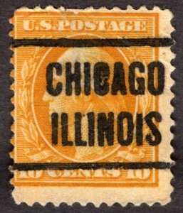 1909, US 10c, Washington, Used, Sc 338