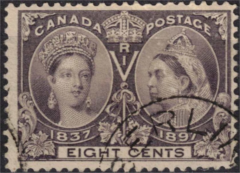 CANADA - 8c QV Jubilee Issue SC56 Used