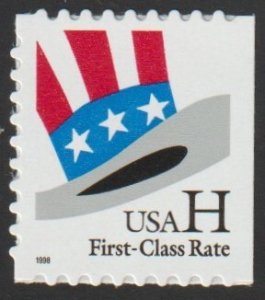 SC# 3267 - (33c) - H rate, die cut 9.9 on 2 or 3 sides, MNH single
