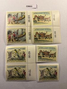 C0003 - Austria (AT) - 1970s–1980s - multiple blocks - unused
