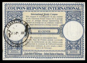 USA 15c International Reply Coupon IRC Post Office 98928